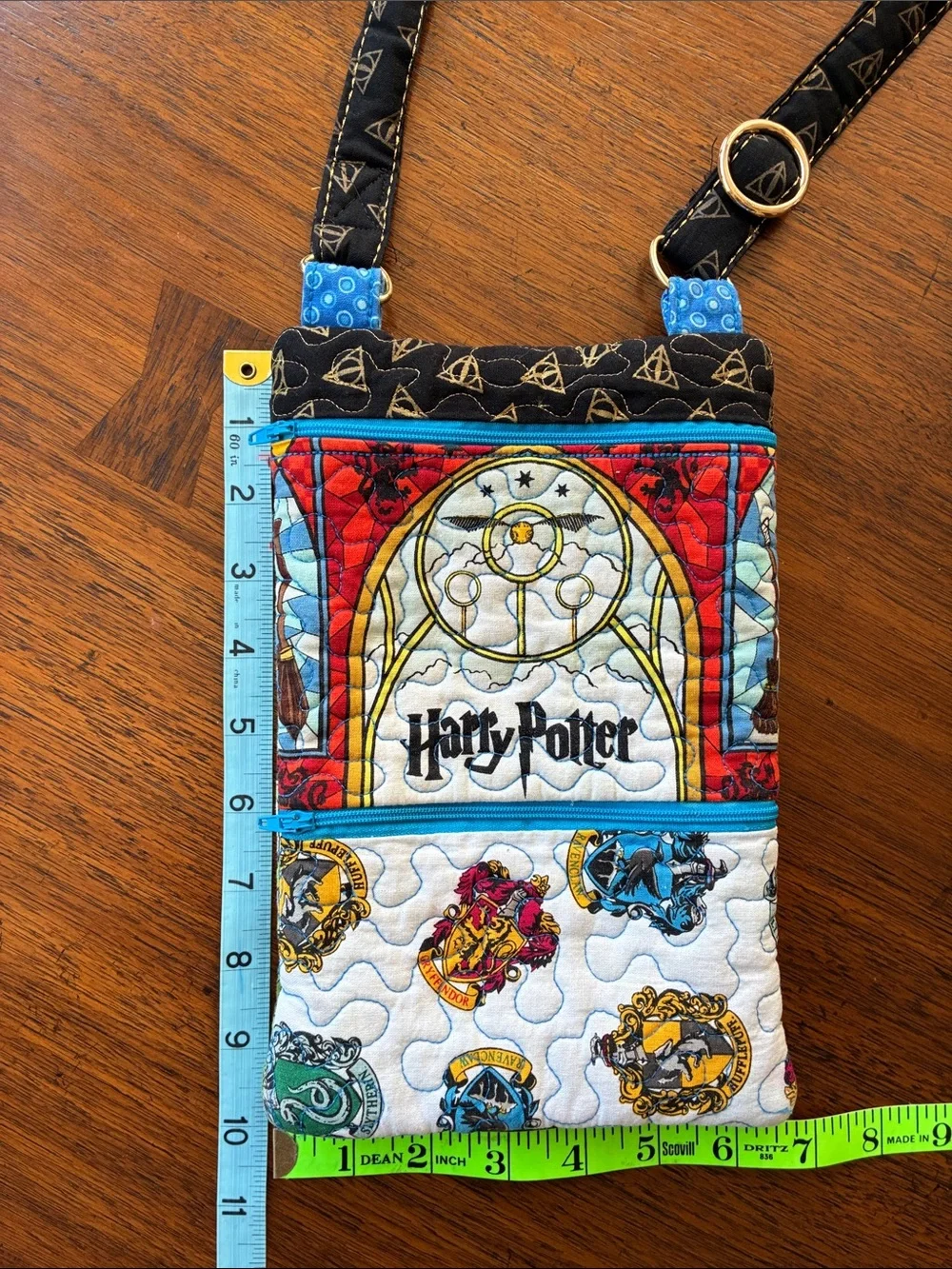 Harry Potter handmade crossbody quilted